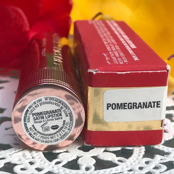 Anastasia Beverly Hills ABH Limited Edition Satin Lipstick in Pomegranate *BNIB - Picture 12 of 16
